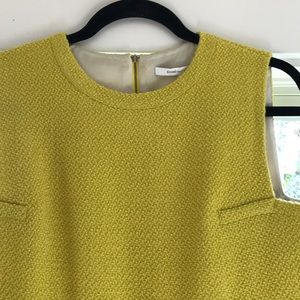 Diane Von Furstenberg chartreuse dress